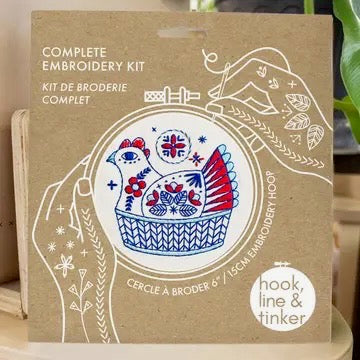 Stickset French Hen – Hook, Line & Tinker