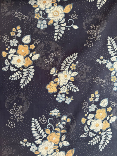 Kobayashi - Blumenstrauß & Kanoko - dunkelblau