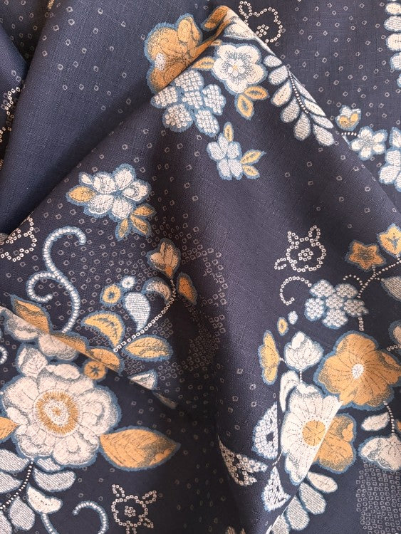 Kobayashi - Blumenstrauß & Kanoko - dunkelblau