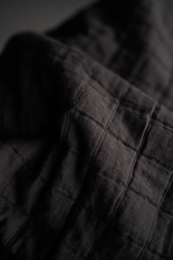 Merchant & Mills – Lunar Black Square - Jacquard Cotton