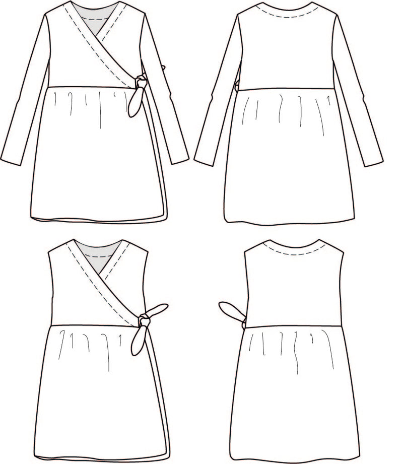 ikatee – Violette, Kleid für Mädchen