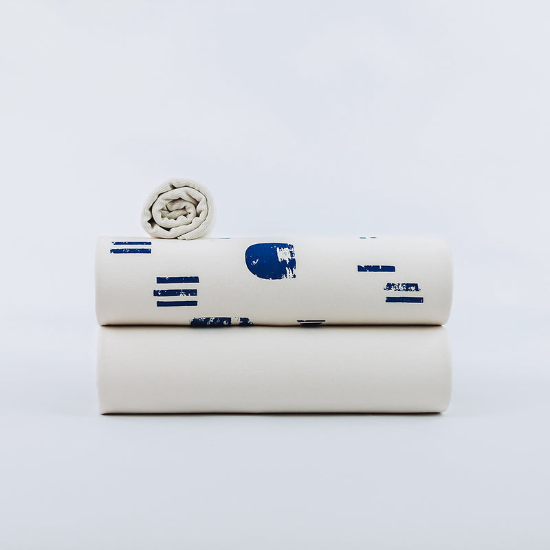 Seeyouatsix French Terry – Free Forms - Tofu Beige