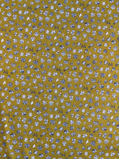 Kokka Glücksbringer - Leinenoptik - lime