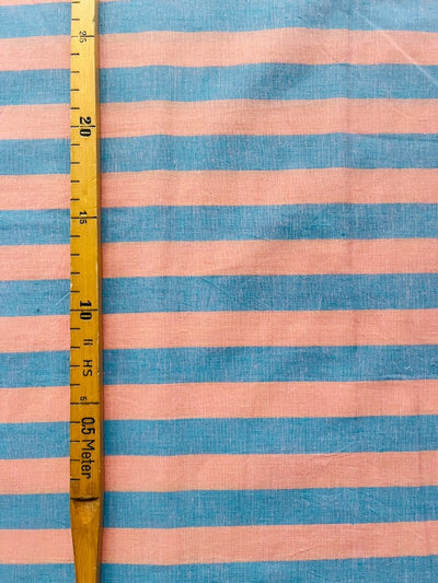 Kaffe Fassett Shot Cotton – Woven Stripes Salmon