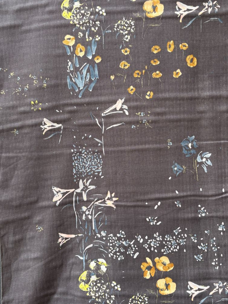 Kokka Nani Iro - PAL Anthrazit – Organic Cotton