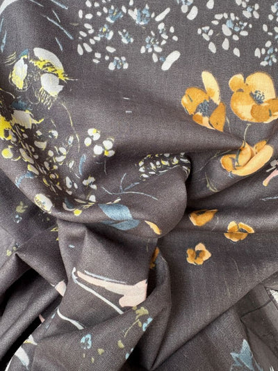 Kokka Nani Iro - PAL Anthrazit – Organic Cotton
