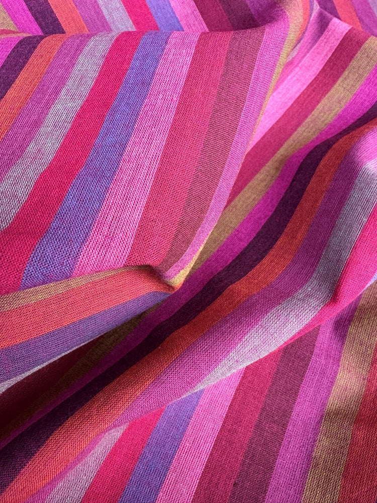 Kaffe Fassett Shot Cotton – Woven Stripes Wine
