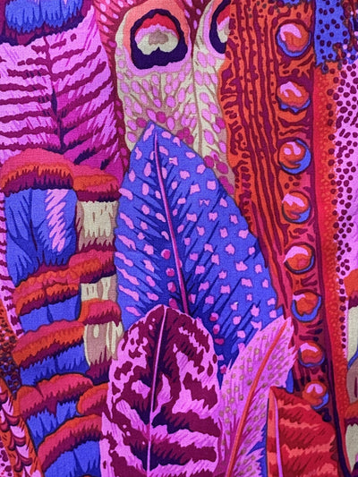 Kaffe Fassett Collective Feathers- red