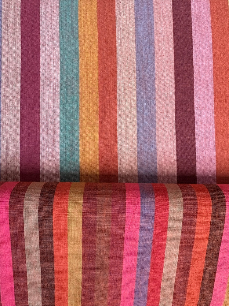 Kaffe Fassett Shot Cotton – Woven Stripes Dusky