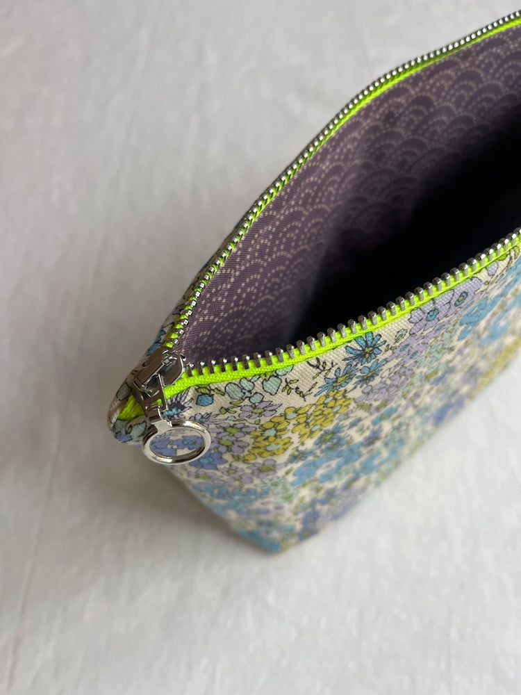 Kosmetiktasche Flowers – Blue