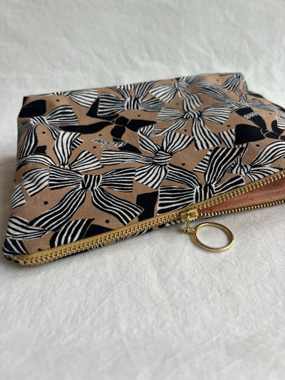 Kosmetiktasche Ribbon & Bows – Caramel