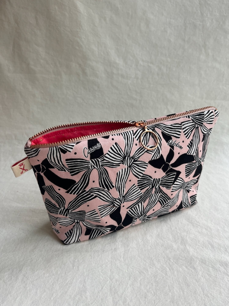 Kosmetiktasche Ribbon & Bows – Rosé