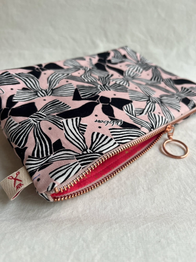 Kosmetiktasche Ribbon & Bows – Rosé