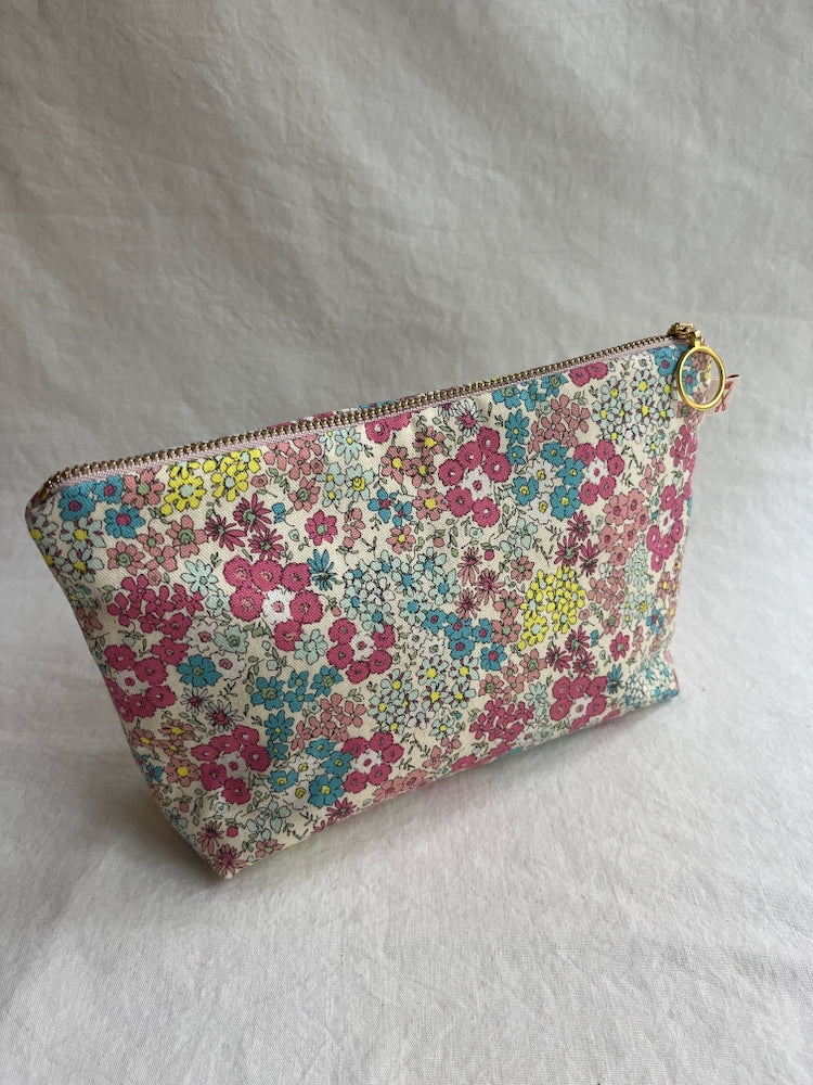 Kosmetiktasche Flowers – Pink