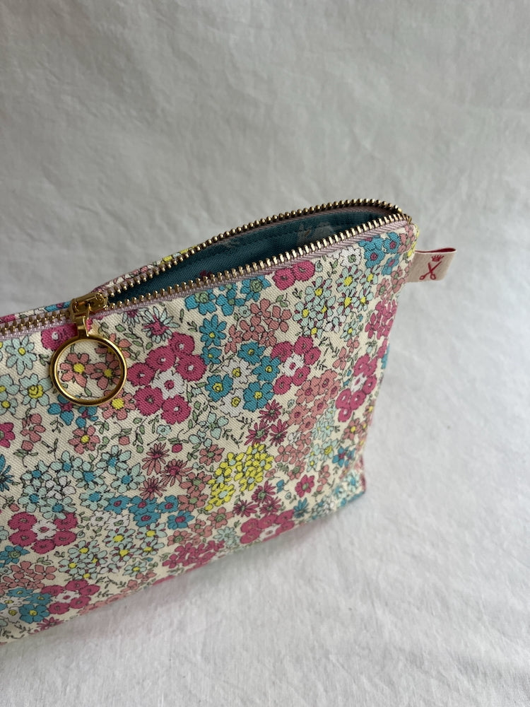 Kosmetiktasche Flowers – Pink