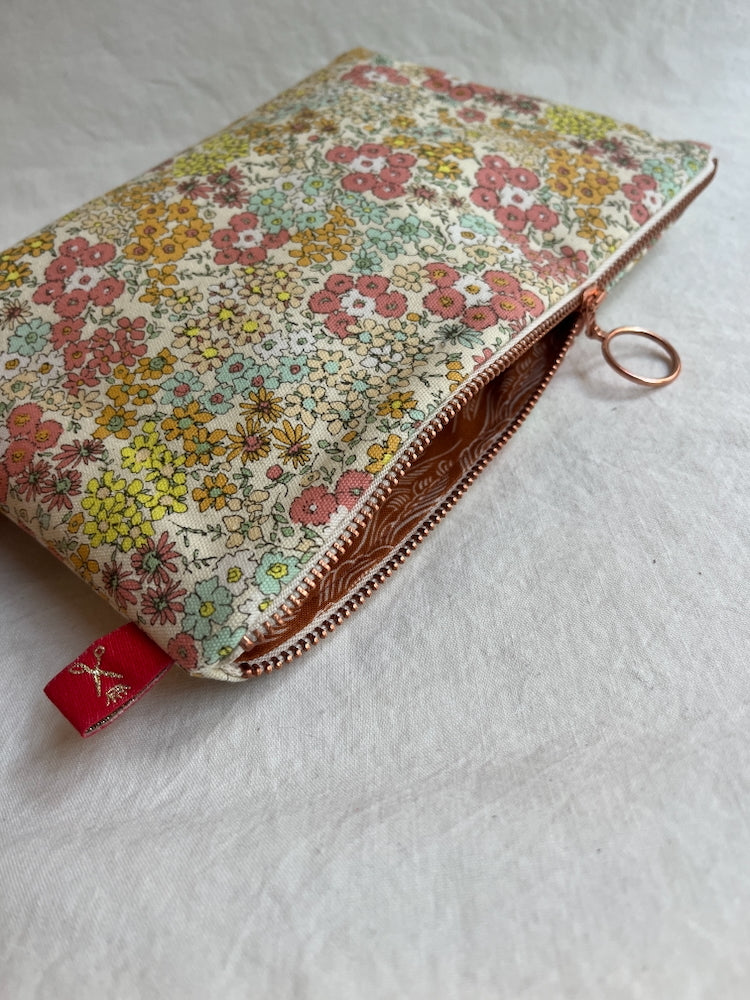 Kosmetiktasche Flowers – Yellow