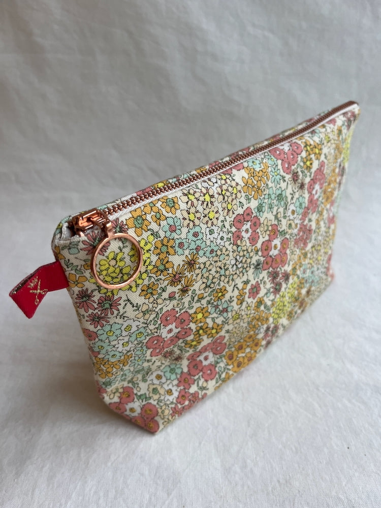 Kosmetiktasche Flowers – Yellow