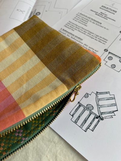 Nähkit – Kosmetiktasche M, Fableism Melon/Midsommar