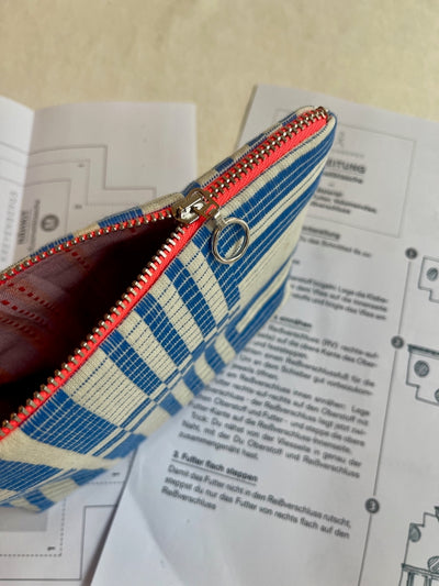 Nähkit – Kosmetiktasche M, Fableism Cobalt/Lavendel