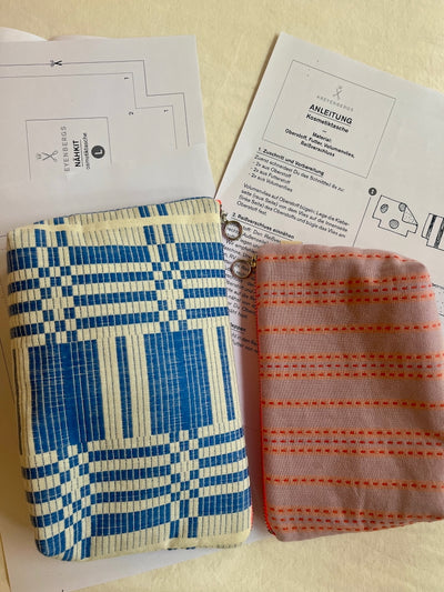 Nähkit – Kosmetiktaschen Set, Fableism Cobalt/Lavendel