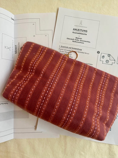 Nähkit – Kosmetiktasche L, Fableism Berry/Blackberry