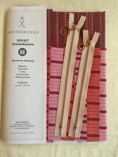 Nähkit – Kosmetiktaschen Set, Fableism Berry/Blackberry