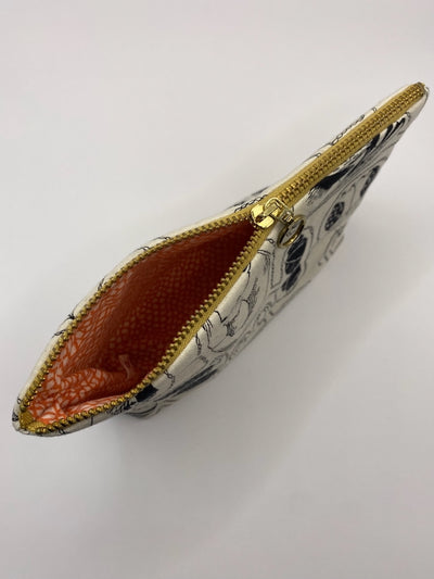 Kosmetiktasche klein – Winterschlaf Cremeweiß