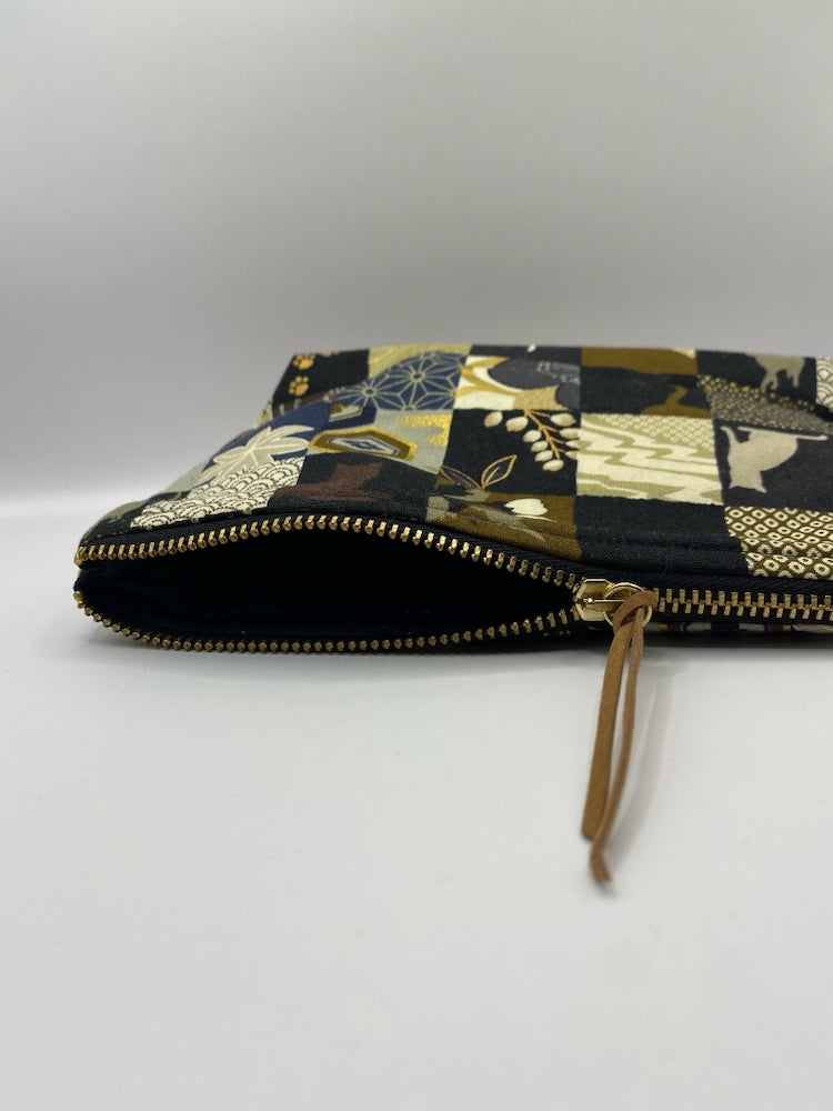 Kosmetiktasche klein – Katzenkaro