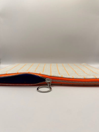 Zipper-Tasche L – Sari Neon Orange