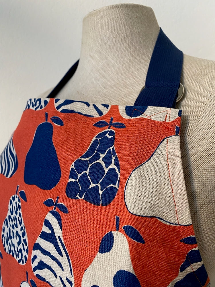 Schürze Safari Pears - Orange