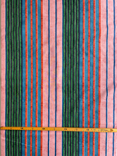 Kokka Stripes – Rosa-Blau