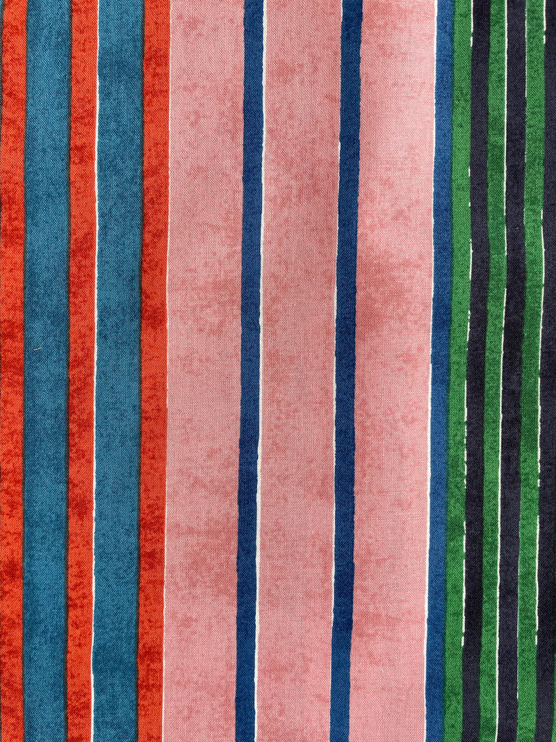 Kokka Stripes – Rosa-Blau