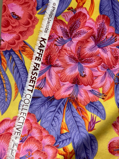 Kaffe Fassett Collective Rhododendrons – Hot
