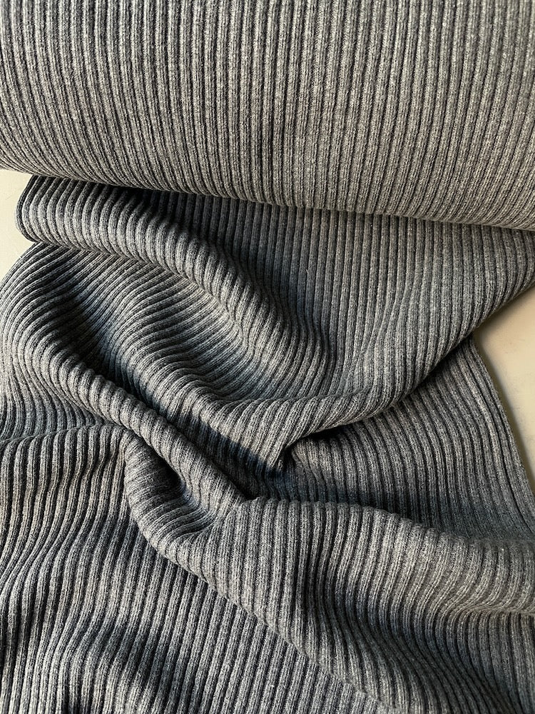 Bündchen Heavy Rib Grey