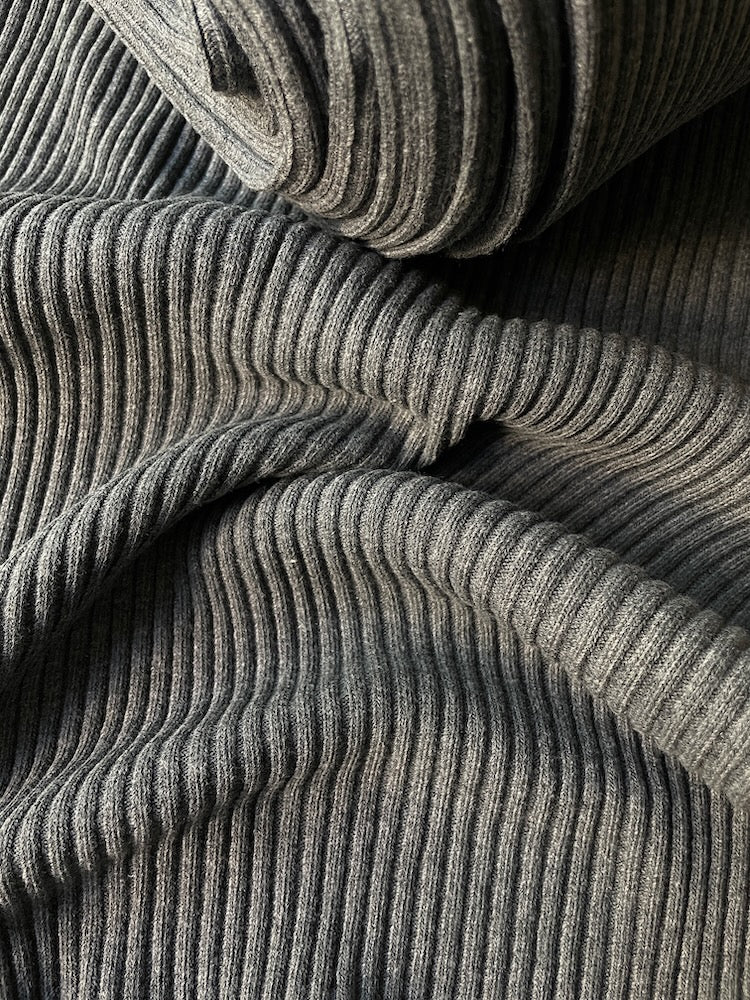 Bündchen Heavy Rib Grey