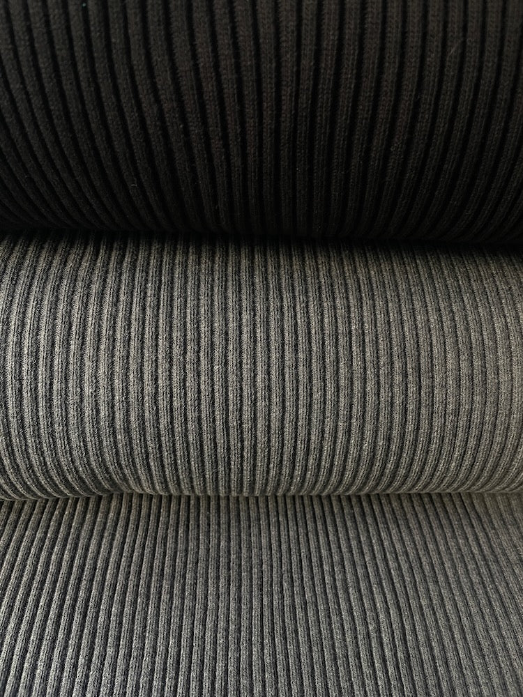 Bündchen Heavy Rib Grey