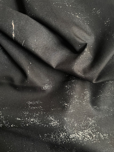 Kokka Nani Iro Yes! Tableau Cotton Heringbone – Black