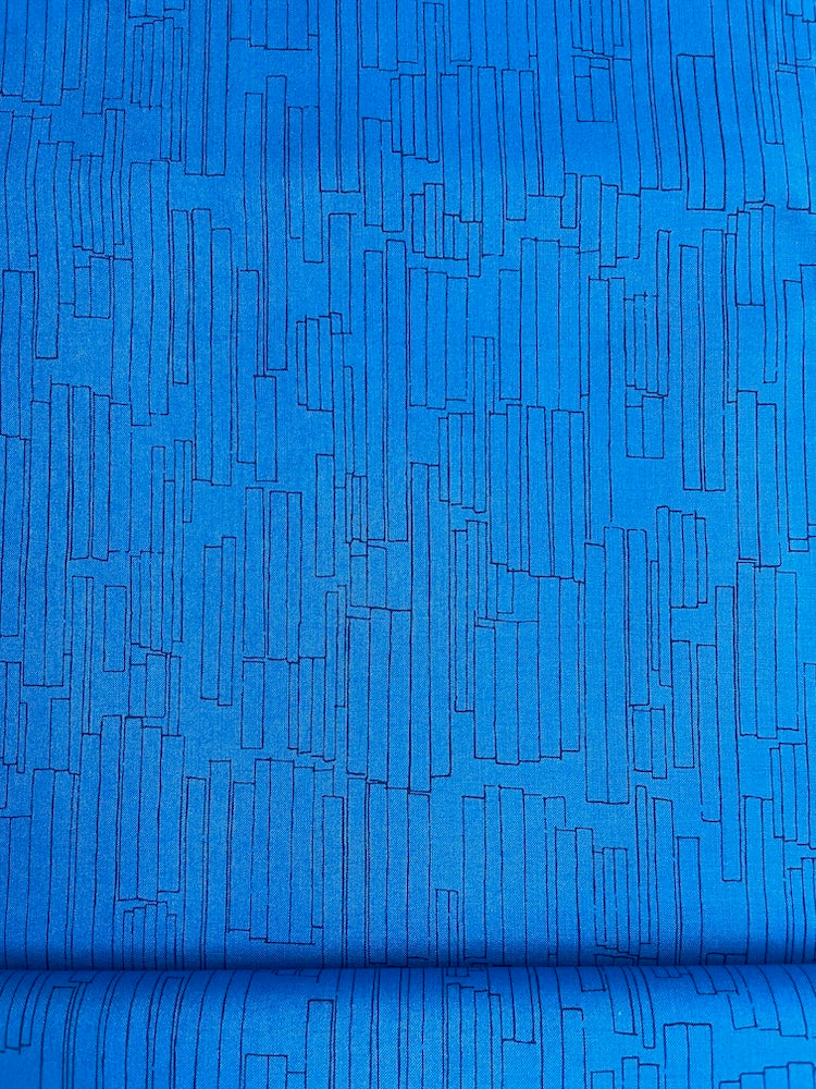 Carolyn Friedlander Kept Linear Blocks – Blue
