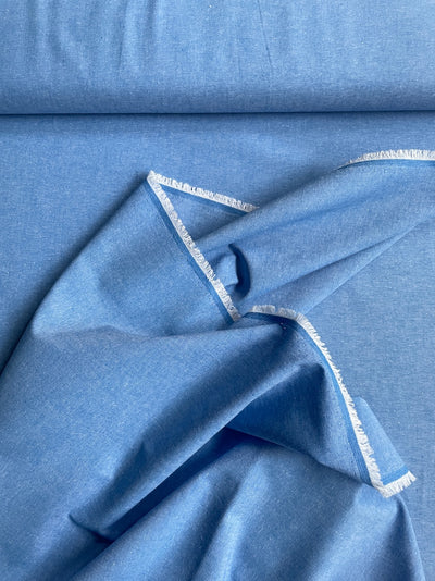 Yarn Dyed Chambray – Blue