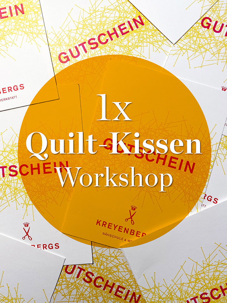 Gutschein 1 x Quilt-Kissen Workshop | Papier