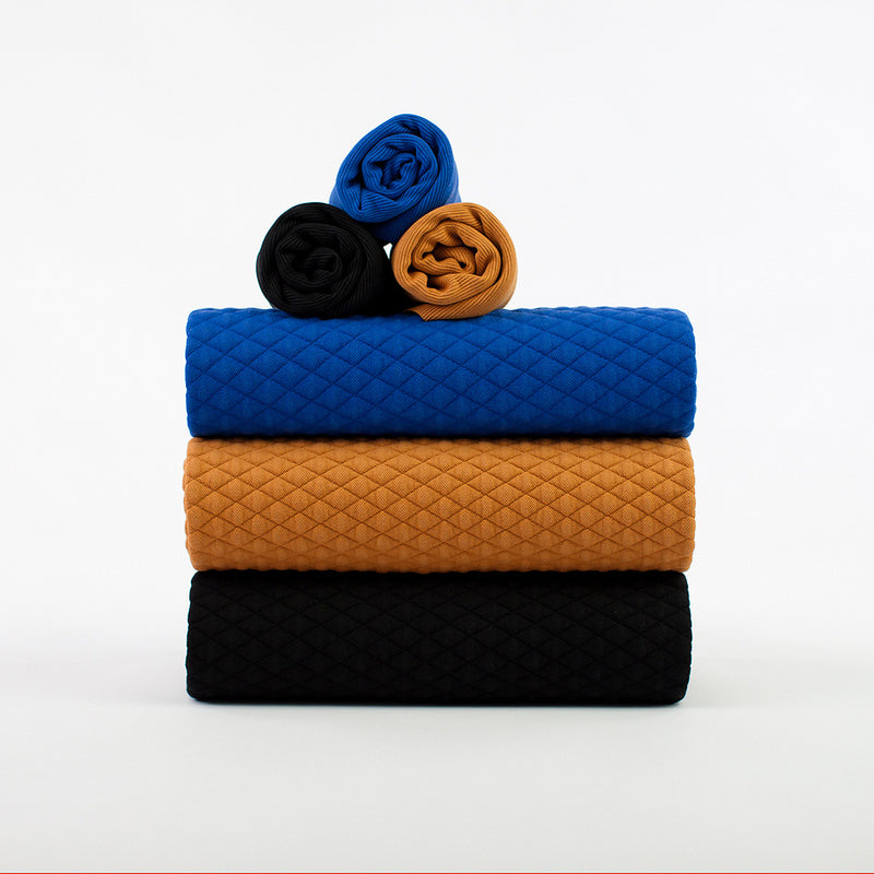 Seeyouatsix Quilted Piqué Knit – Black