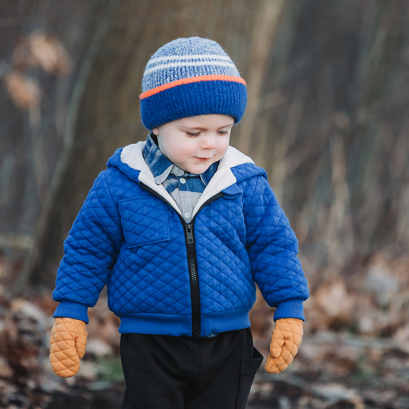 Seeyouatsix Quilted Piqué Knit – Surf The Web Blue