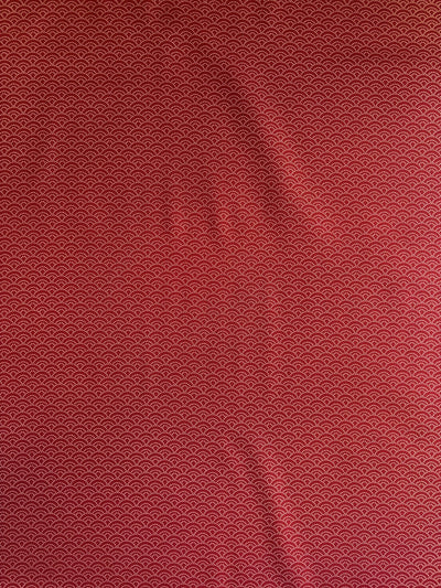 Seigaiha gepunktet - rot