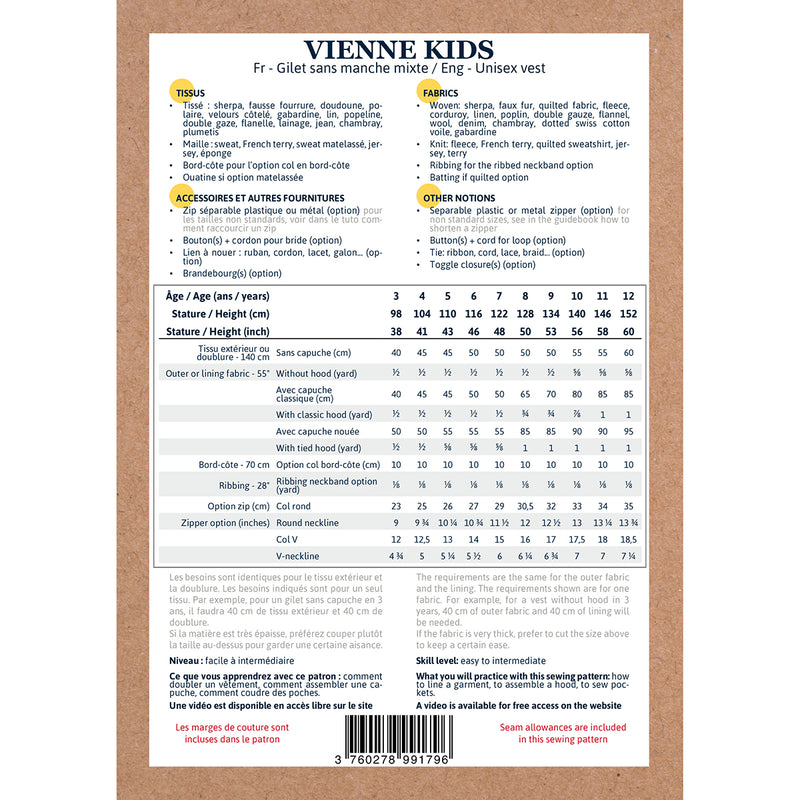 ikatee – Vienne Kids, Weste für Kinder