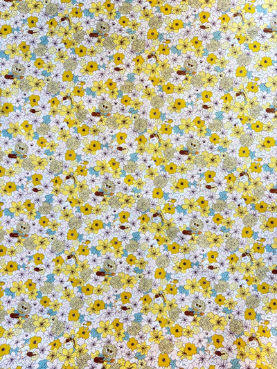 Blüten & Katzen - gelb