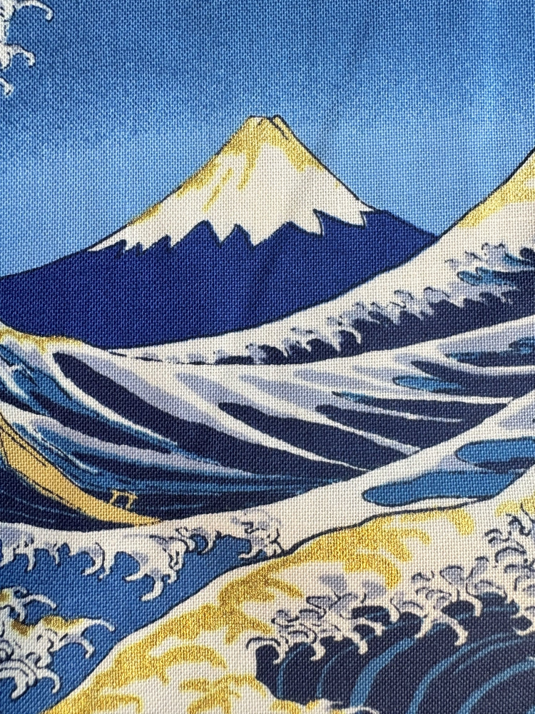 Fuji & Wellen - blau