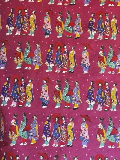 Geishas purpur
