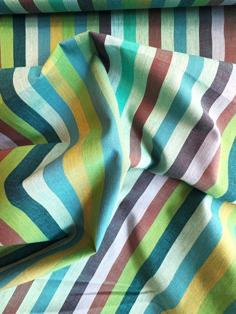 Kaffe Fassett Shot Cotton – Woven Stripes Azure