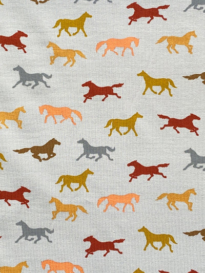 Bio Jersey Wild Horses grau, GOTS