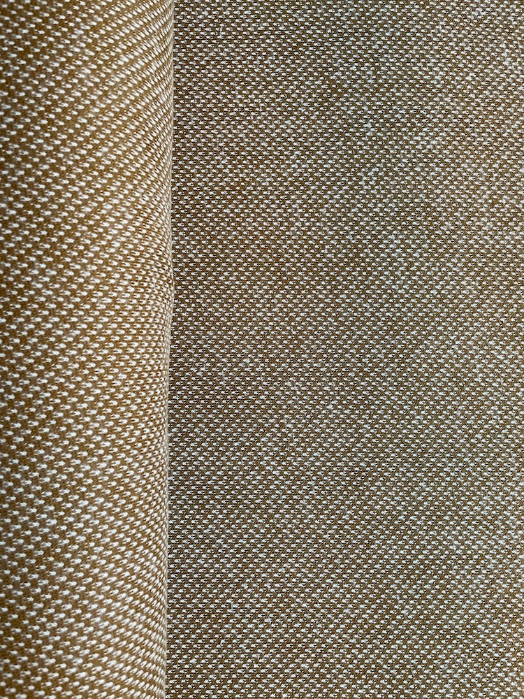 Knitted Jacquard, senfgelb